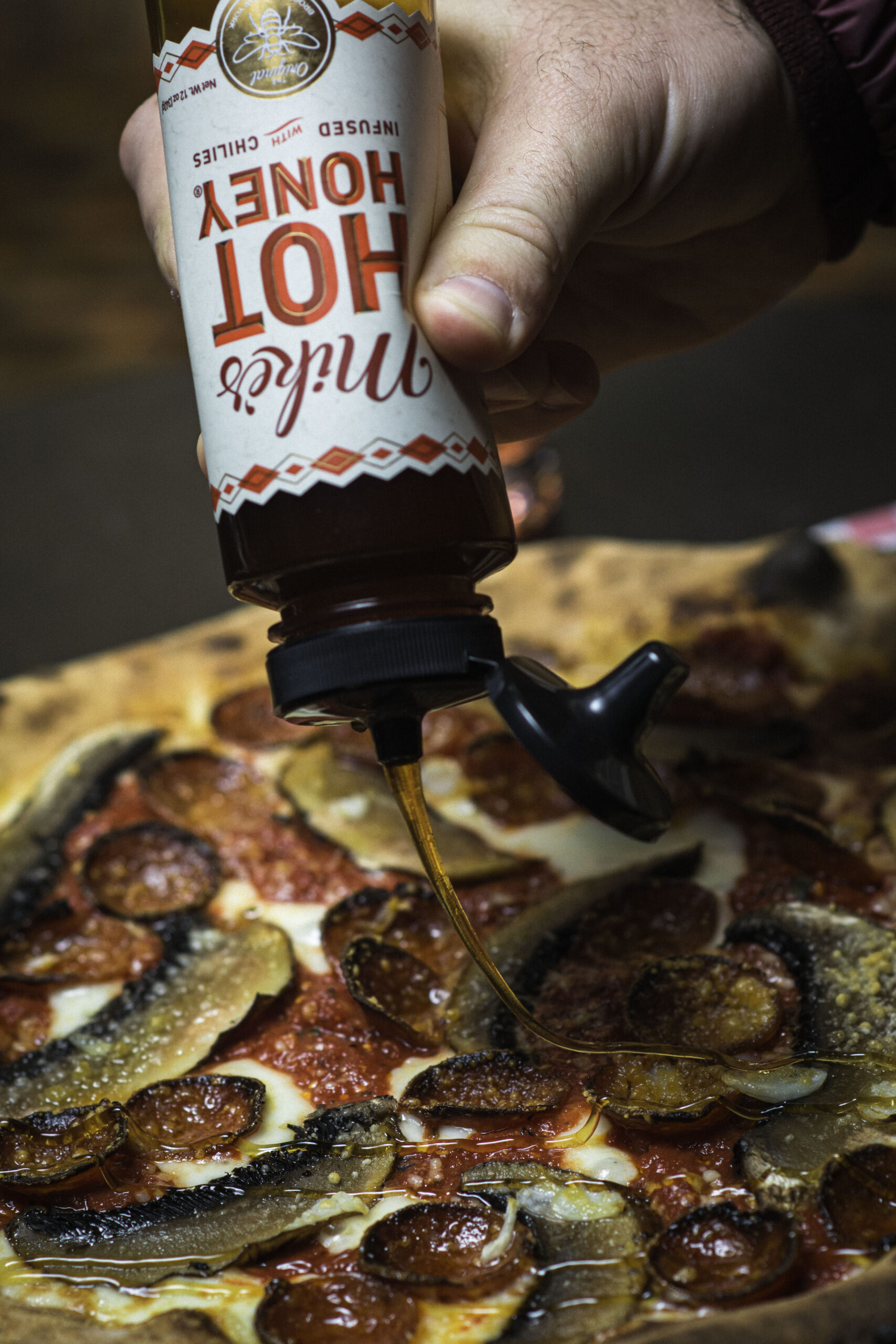 Signature Grandma Pepperoni with Mike s Hot Honey scaled